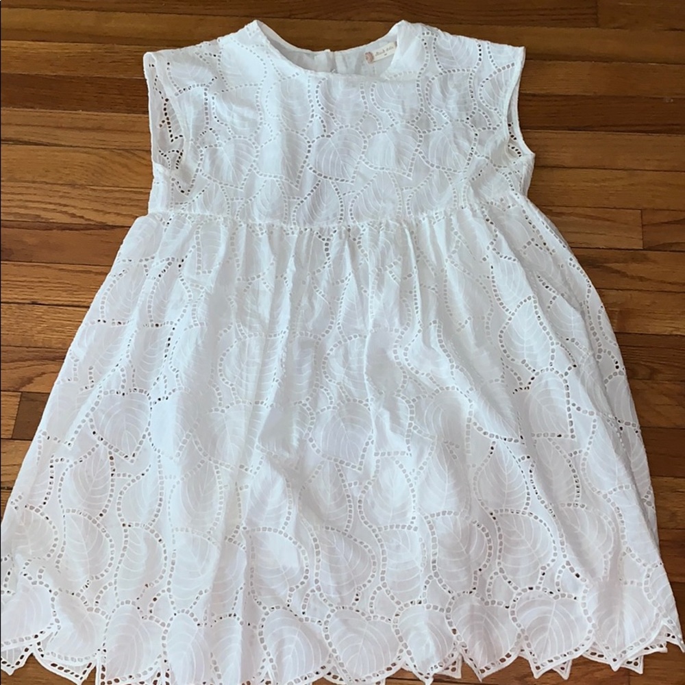 White romper dress
